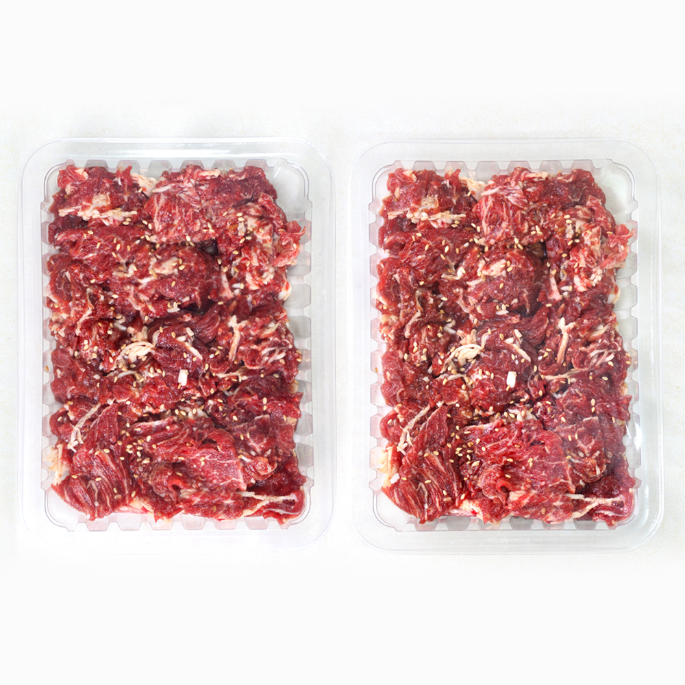 [당일생산/발송] 부경식품 100% 국내산 한우 등심 양념 불고기 300g+300g 이미지 6