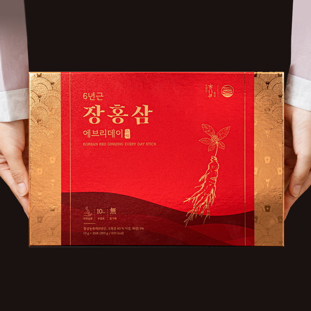 장홍삼 고려 홍삼정 진세노사이드 홍삼 진액 스틱 10g 30포 1박스 - 상세 이미지 2