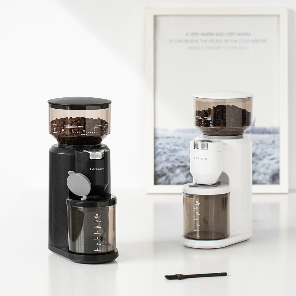 라쿠진 30단계 전동 커피 원두 그라인더 분쇄기 LCZ5001 - 상세 이미지 4