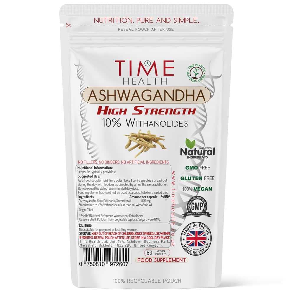 타임헬스 아슈와간다 아쉬아간다 아쉬와간다 ASHWAGANDHA 위타놀라이드 10% - 메인 이미지