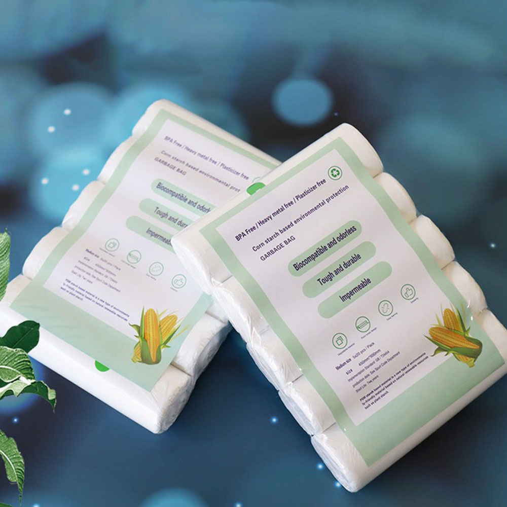 로에드 음식물 쓰레기봉투 생분해비닐봉투 리필봉투 옥수수 자연분해 썩는 봉지 5롤 100P