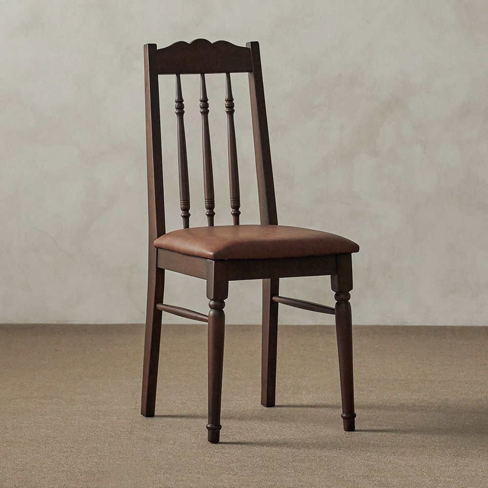 로맨틱캬바레 1968 빈티지 원목 의자 카페 인테리어 월넛 체어