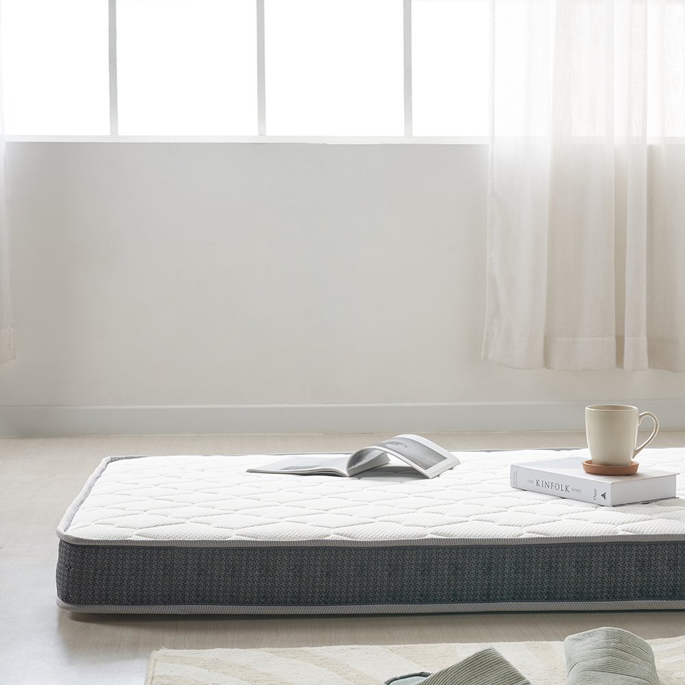 미성침대 슬림핏 본넬 스프링 침대 매트리스 원룸 복층 2층침대 바닥 얇은 슬림핏 S