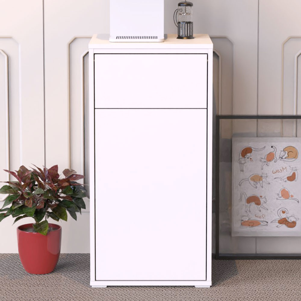 유로 홈카페 재활용 쓰레기통수납 다용도수납장 편의점 커피반납대