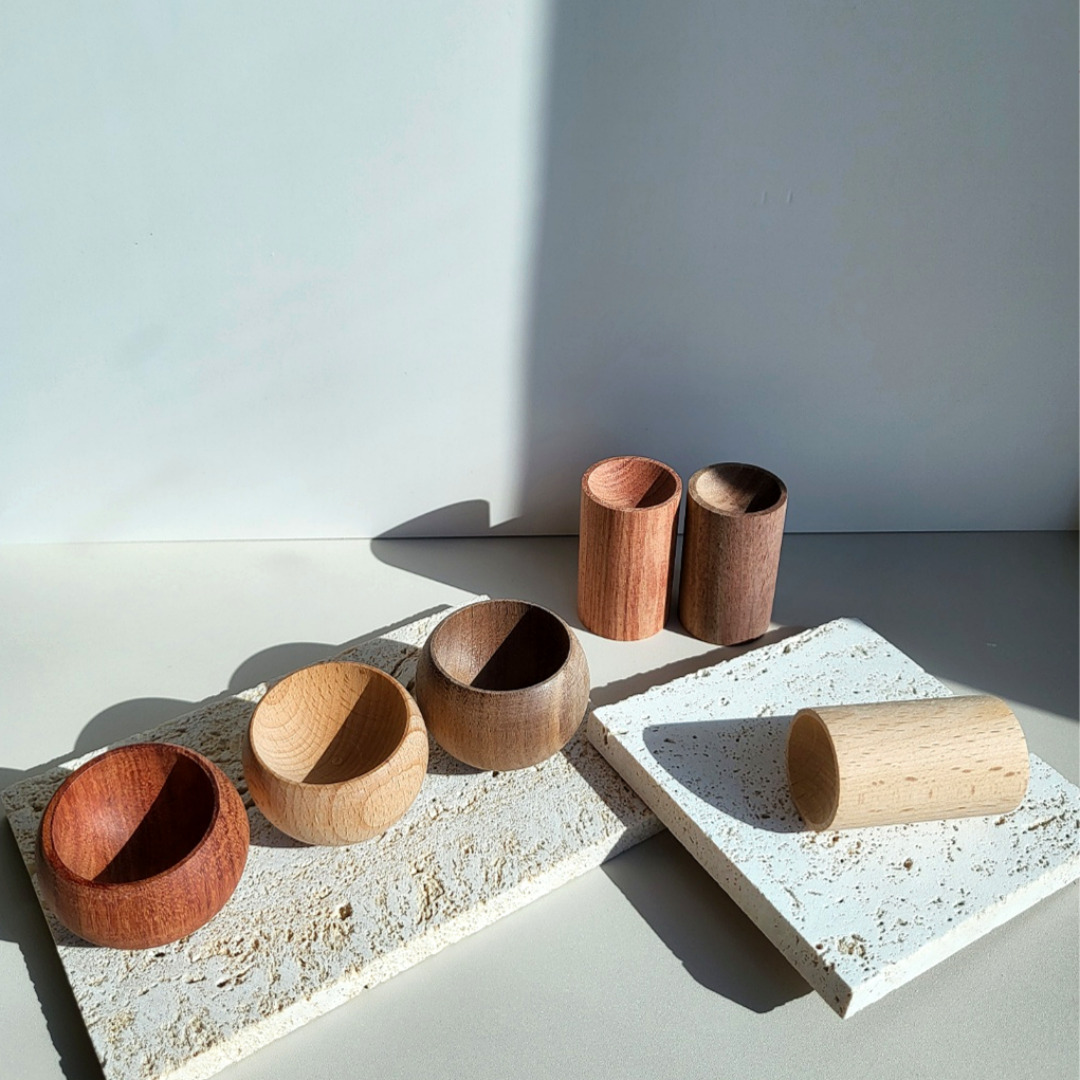 레노포프 아로마오일 확산 우드 디퓨저 천연 원목나무 발향기 확산목 기둥형 비치