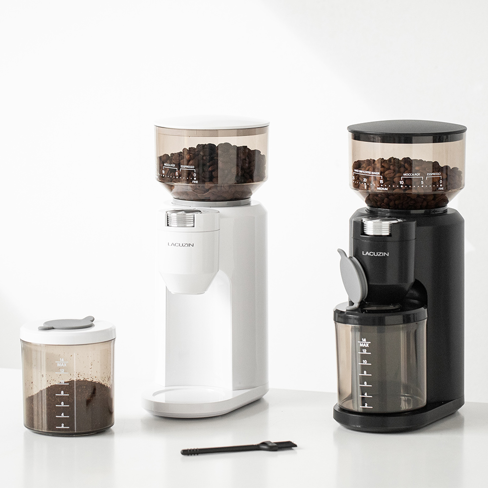 라쿠진 30단계 전동 커피 원두 그라인더 분쇄기 LCZ5001 - 상세 이미지 5