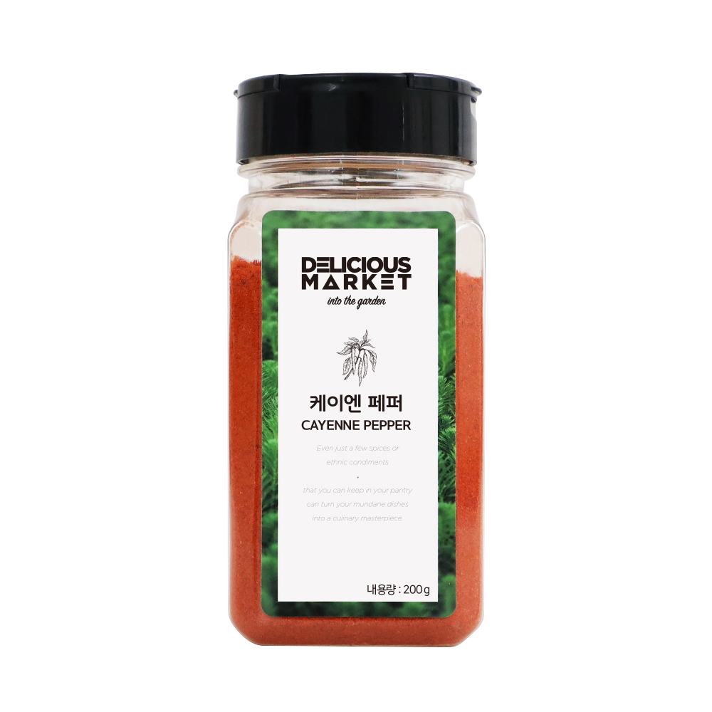 케이엔페퍼 200g 딜리셔스마켓 매운향신료 베트남고춧가루 카이엔페퍼 카옌