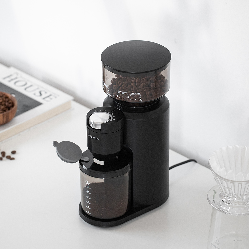 라쿠진 30단계 전동 커피 원두 그라인더 분쇄기 LCZ5001