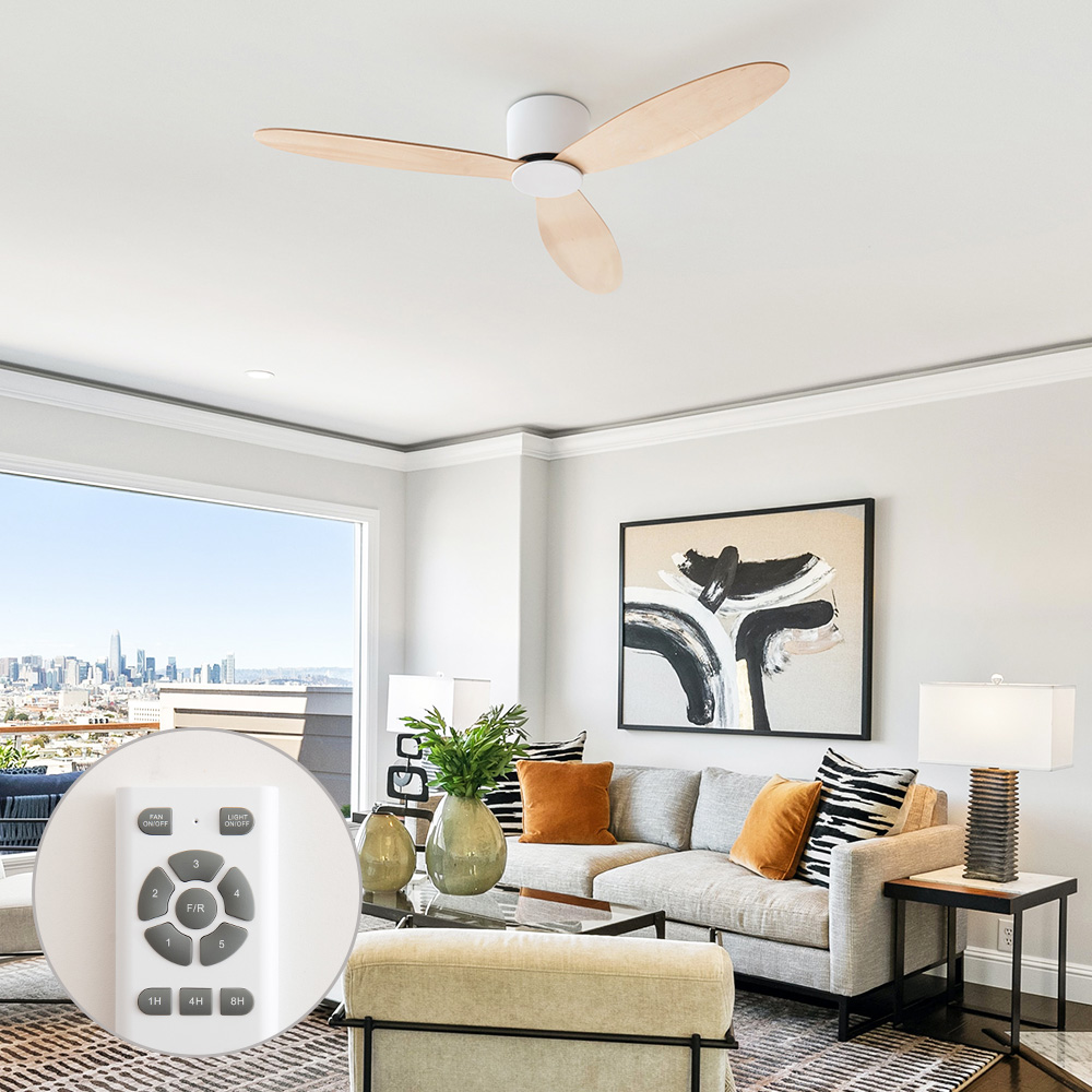 윈드케어 에어로 아크 우디 135cm 실링팬 리모컨 선풍기 (화이트) 개봉기 | 실사용 후기 - 대표 이미지