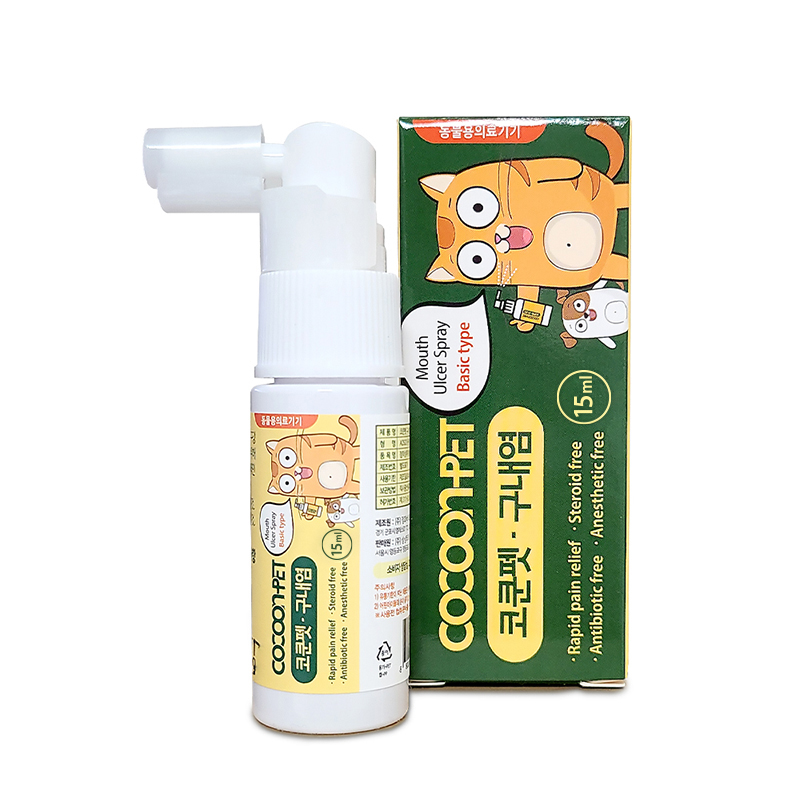 코쿤펫 구내염 치료제 베이직 무향 15ml - 상품 이미지