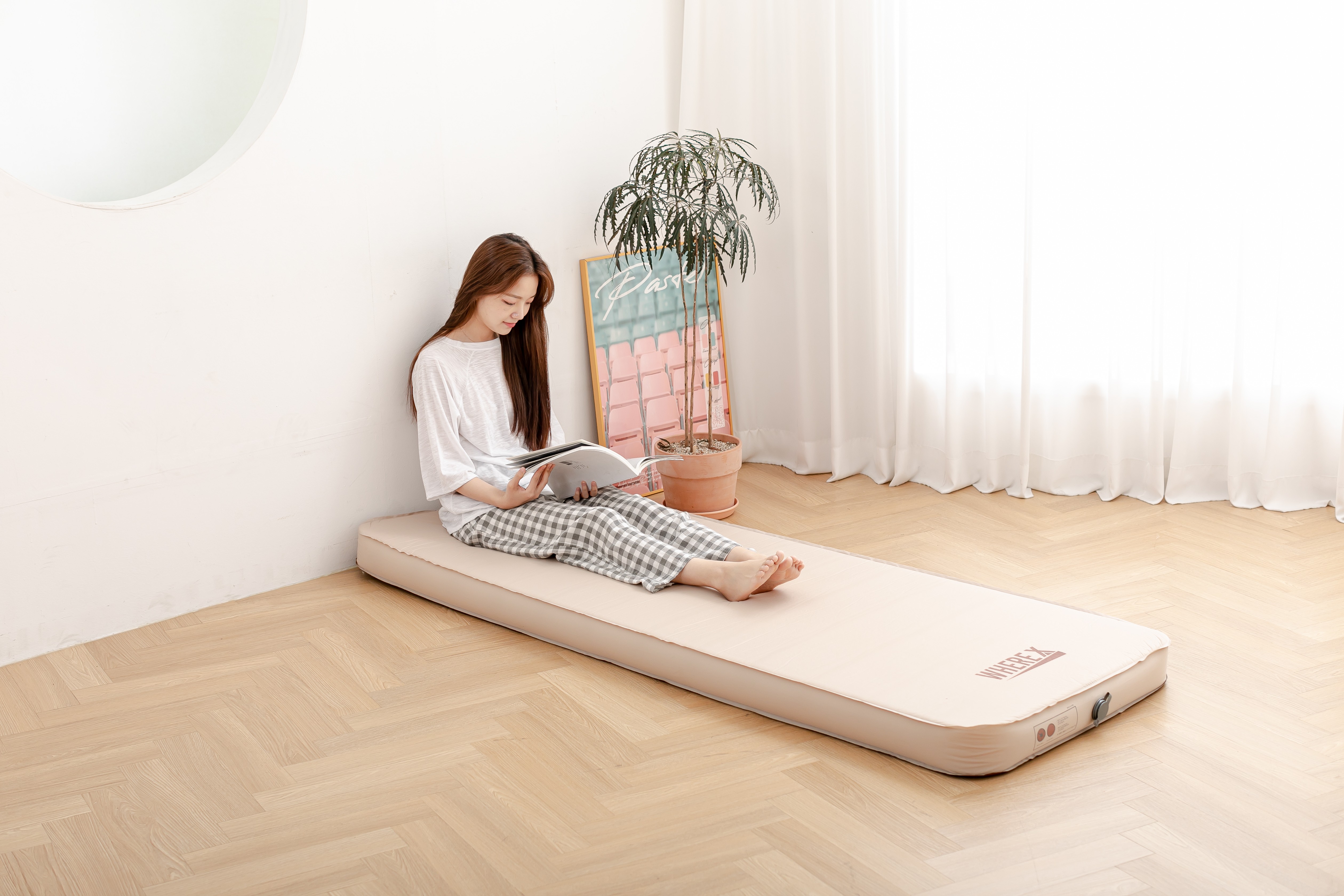 웨어엑스 캠핑 자충 에어 매트 10cm 싱글 - 상세 이미지 2