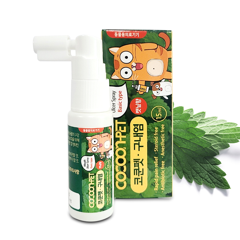 코쿤펫 구내염 치료제 베이직 무향 15ml - 상세 이미지 4