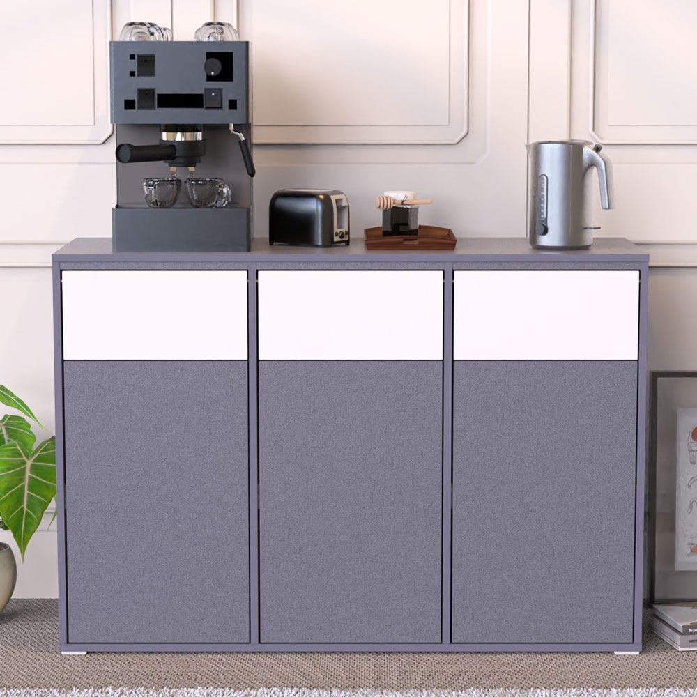 유로 홈카페 재활용 쓰레기통수납 다용도수납장 편의점 커피반납대