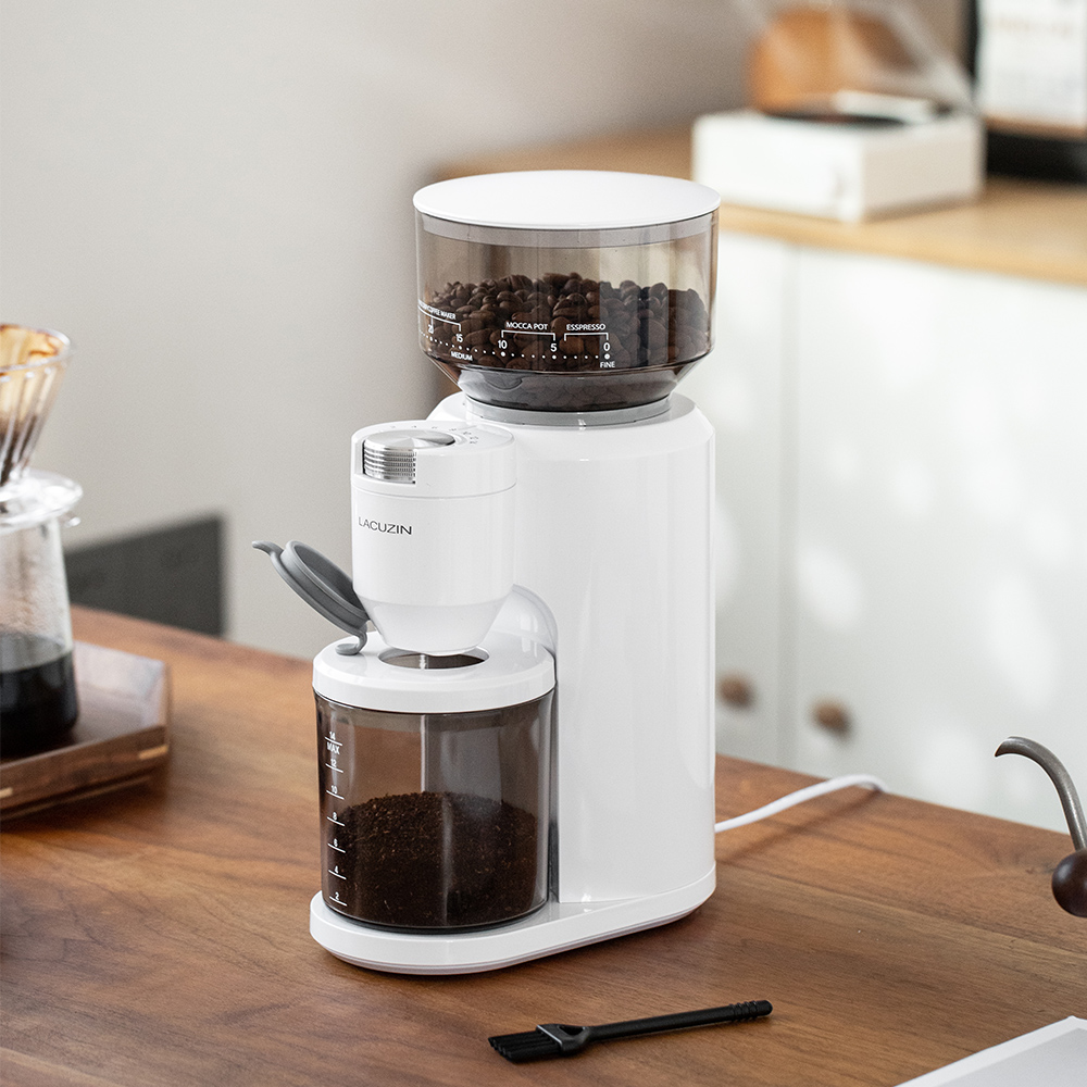 라쿠진 30단계 전동 커피 원두 그라인더 분쇄기 LCZ5001