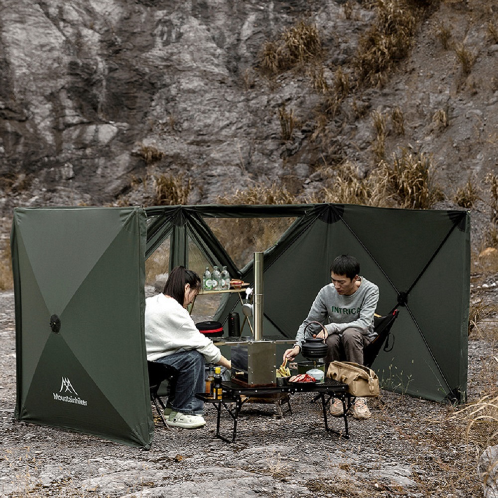 마운틴하이커 윈드스크린 원터치 타프스크린 바람막이 캠핑 텐트 가림막 면 사이드월 XL