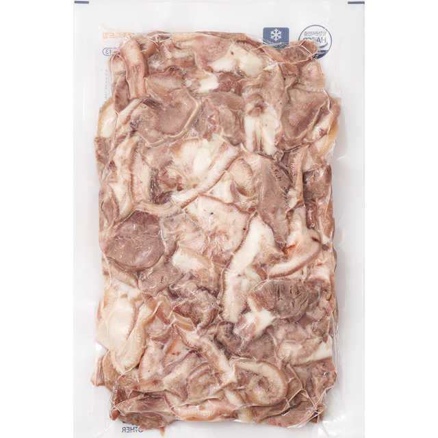 용가마 국내산 한돈 머리고기 슬라이스 1kg 돼지 머릿고기 : 식자재프로