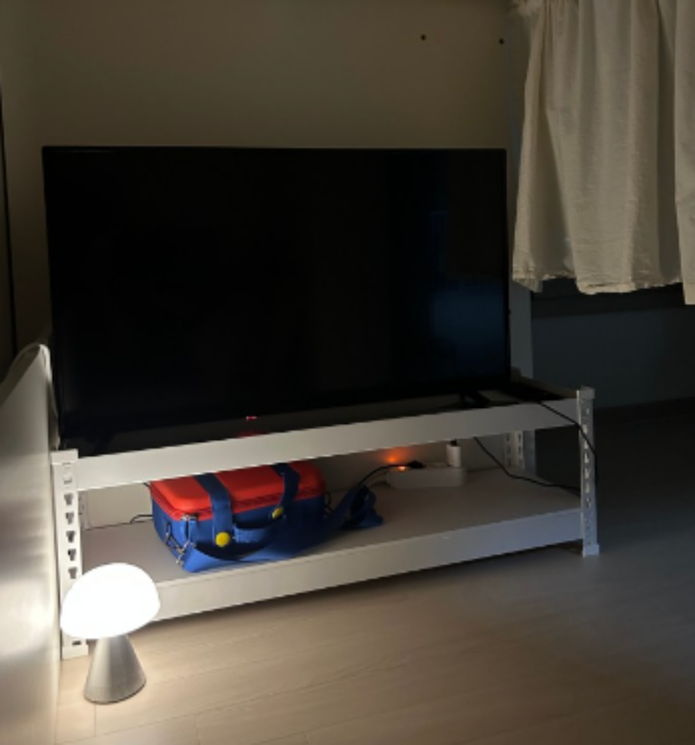 거실장 티비 다이 TV 거실선반 티비장 장식장 수납장 낮은 600300330 2단
