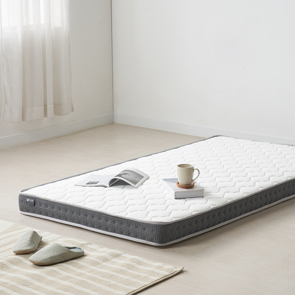 미성침대 슬림핏 본넬 스프링 침대 매트리스 원룸 복층 2층침대 바닥 얇은 슬림핏 S