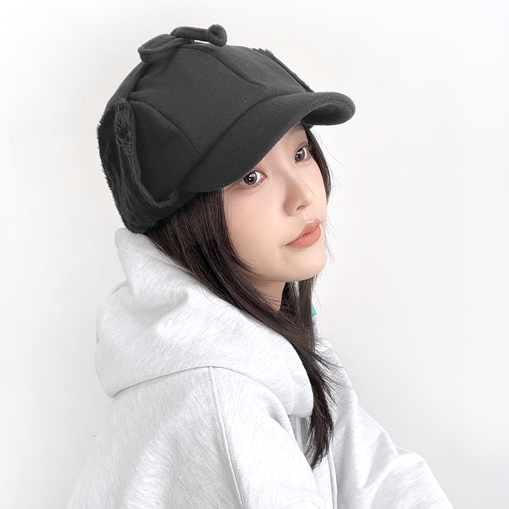 노이트 기모 남자 여자 겨울 방한 귀도리 귀마개 군밤 모자