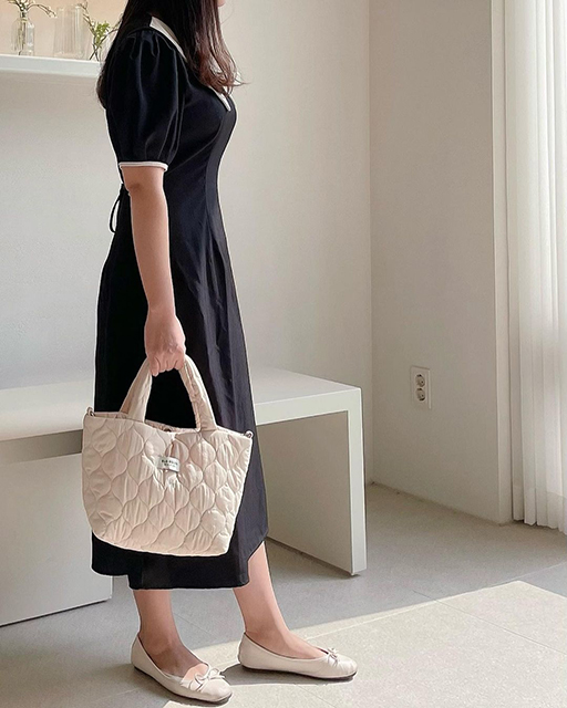 피치패딩 토트백 가벼운 방수 국민 기저귀가방 문센 가방 출산선물 데일리백