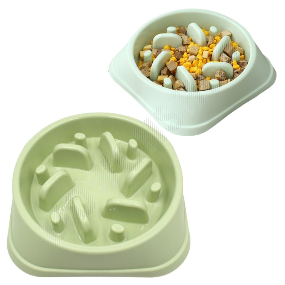 강아지천천히밥그릇 소형견밥그릇 급체방지식기 사각