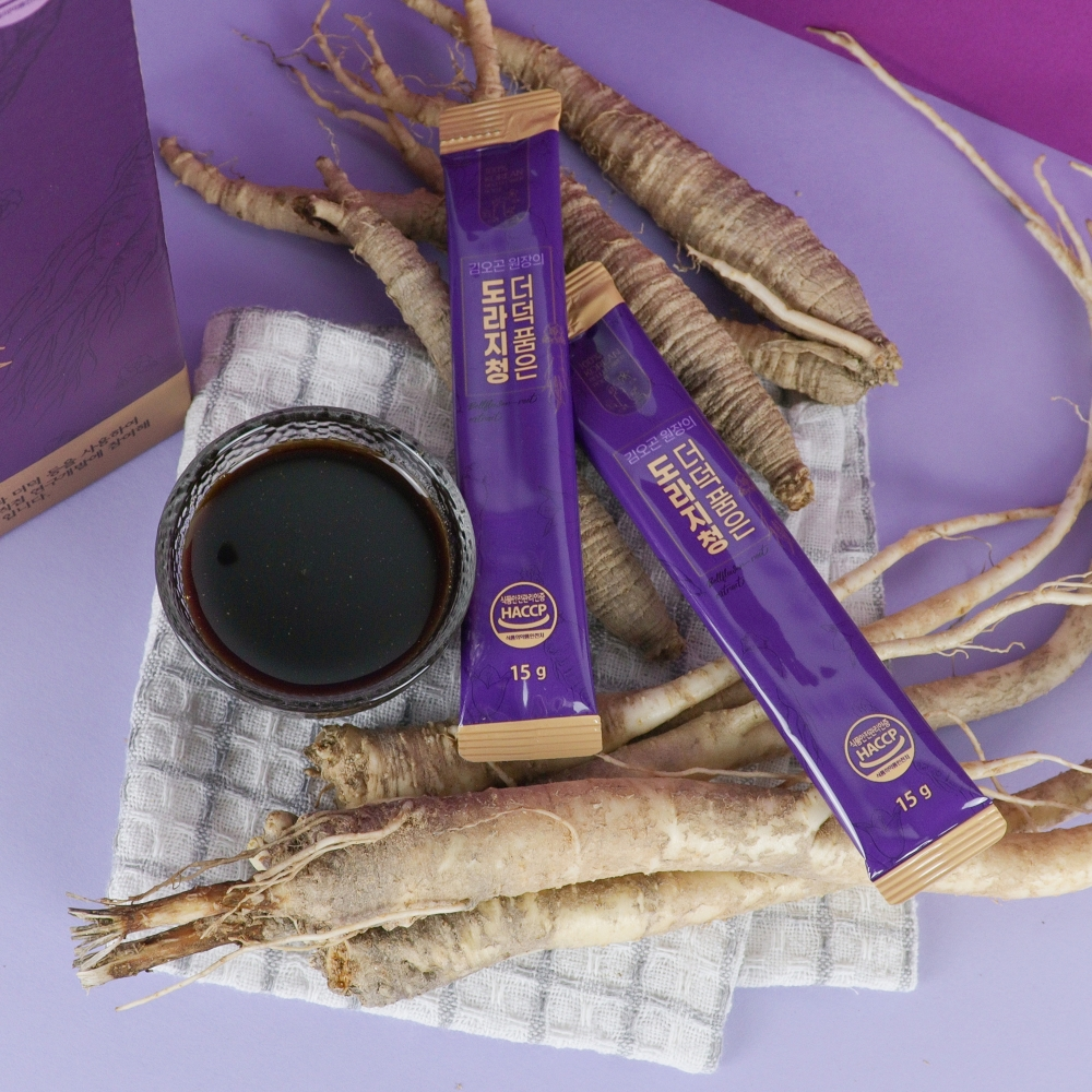국내산 도라지청 더덕 약도라지 도라지 스틱 선물용