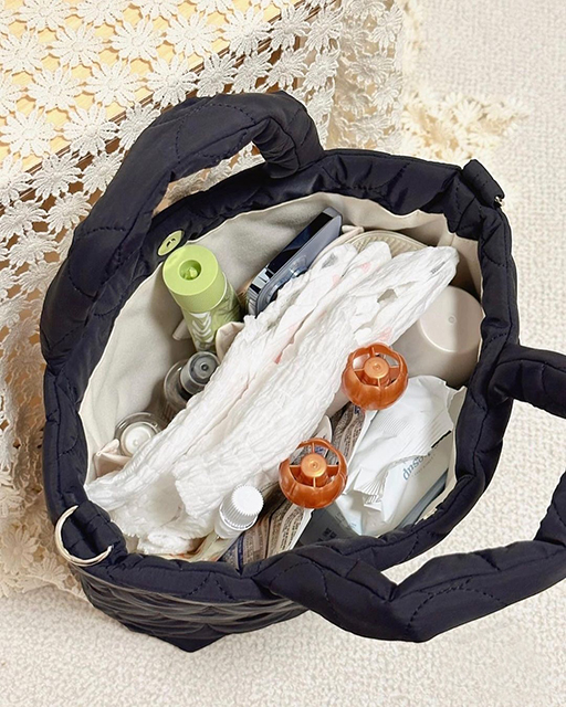 피치패딩 토트백 가벼운 방수 국민 기저귀가방 문센 가방 출산선물 데일리백