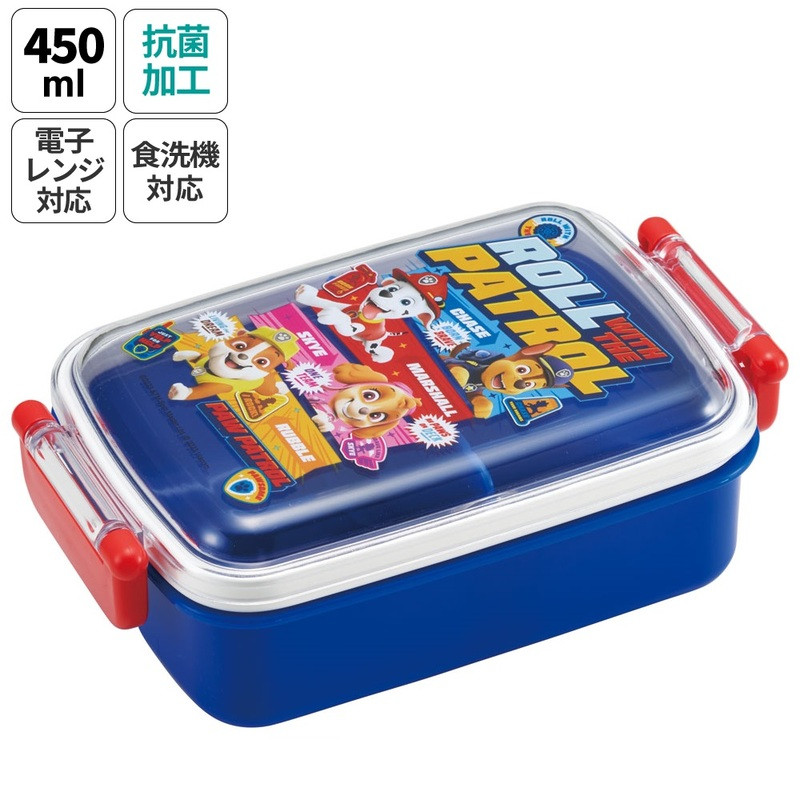 스케이터 퍼피 구조대 캐릭터 식기세척기 대응 항균 도시락 런치박스 450ml RBF3ANAG - 주방·식기 - 하카타몰