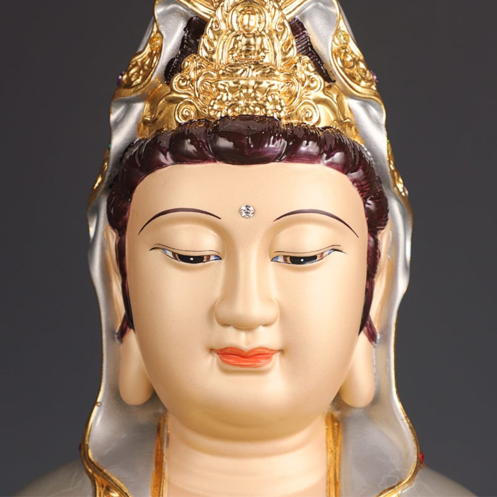 지장보살 관음 불상 금박 장식품 구리 석대사 탁본 불교 상품 이미지