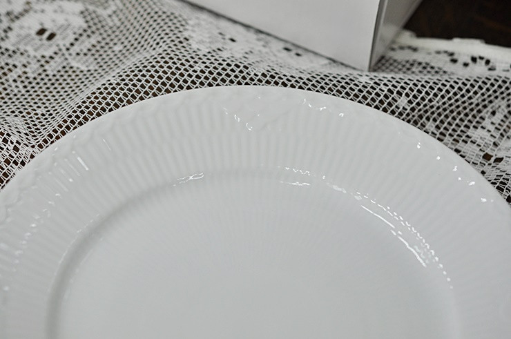 (접시 19cm) 로얄코펜하겐 화이트 플루티드 하프레이스 19cm 접시 1017293 - 상세 이미지 4