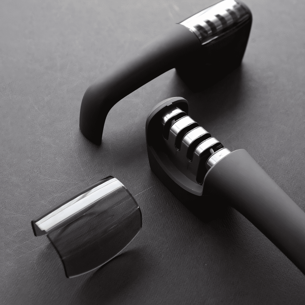 마리슈타이거 칼 가위 갈이 숫돌 칼갈이 연마기 샤프너 가정용 4in1 V4