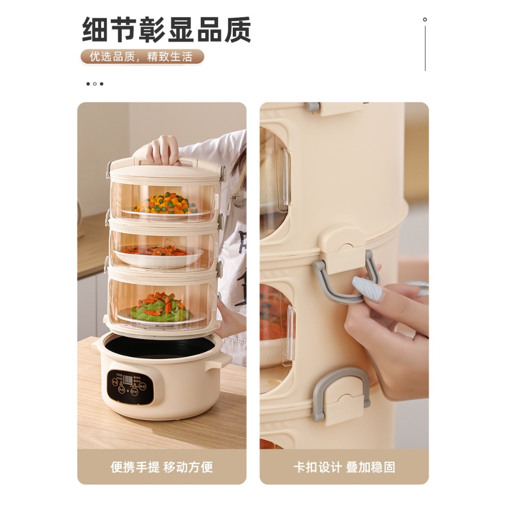 찜빵 호빵 보온 찜기 겨울 뜨거운 소형 간식용 - 상세 이미지 3