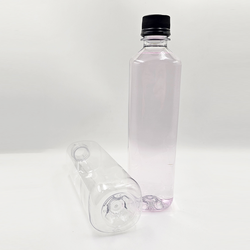 (100개) 500ml 페트병 500미리 일자 사각 플라스틱병 공병 용기 보틀 - 상세 이미지 4