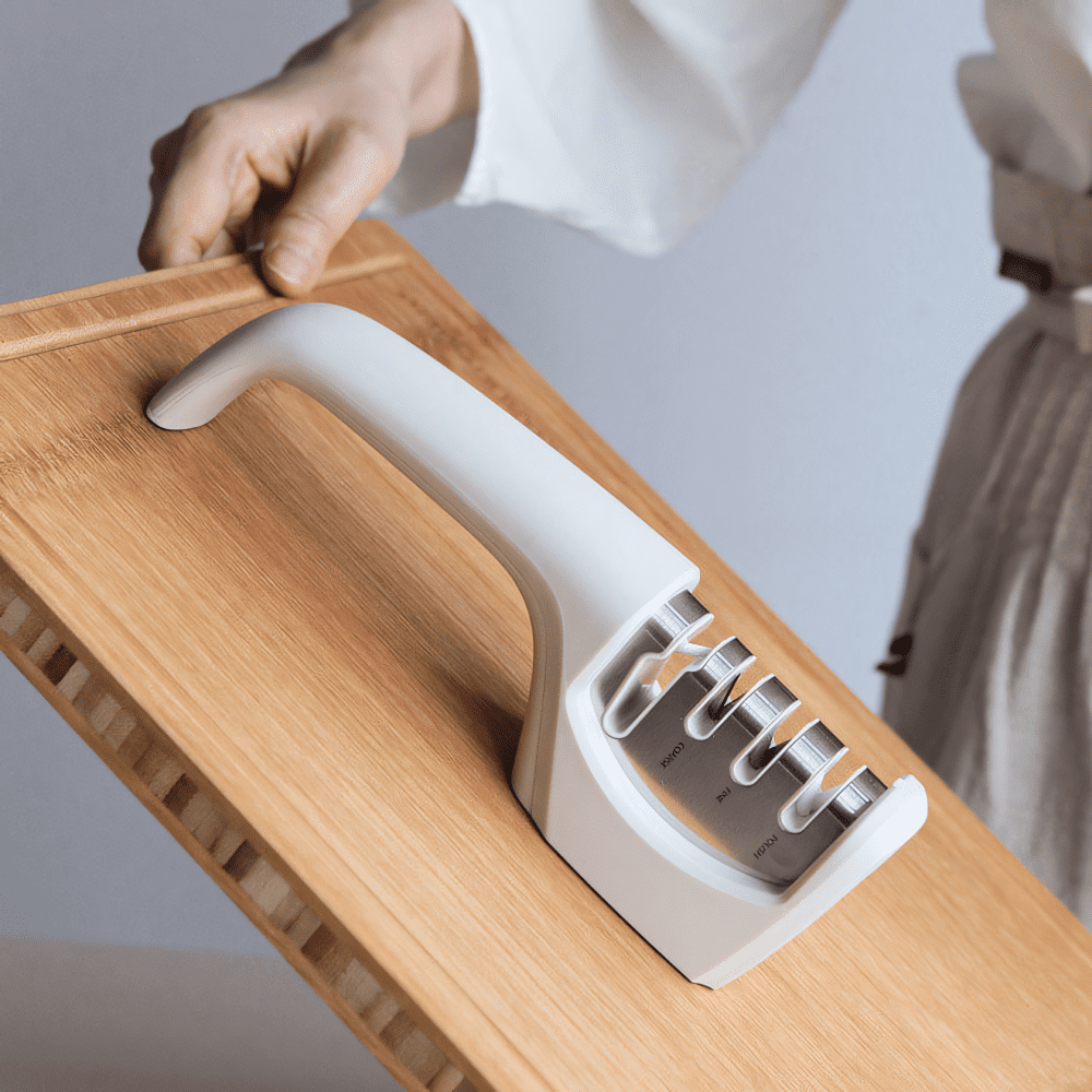 마리슈타이거 칼 가위 갈이 숫돌 칼갈이 연마기 샤프너 가정용 4in1 V4