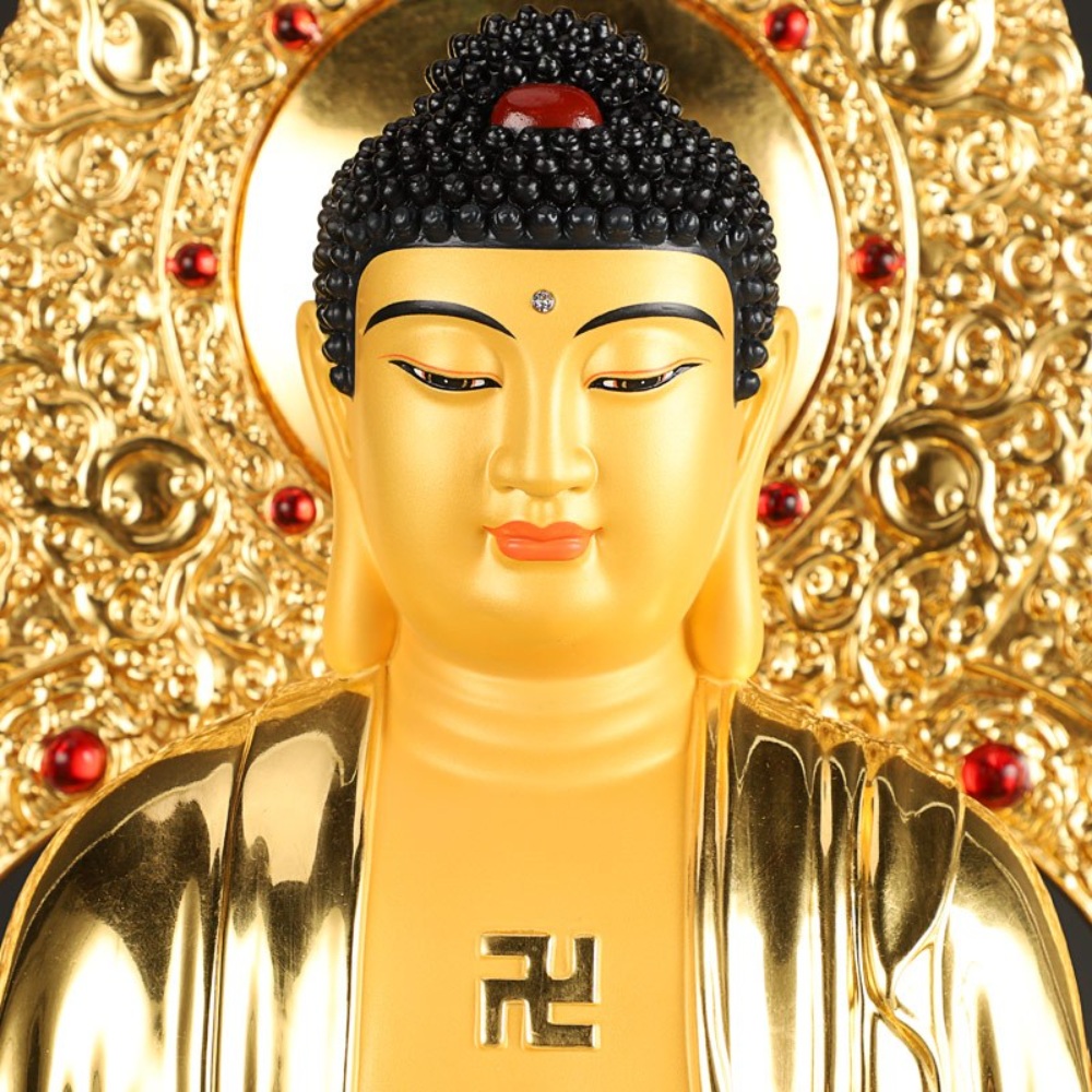 석가모니 지장보살불상 부처 구리 아미타불 불상 삼보 대만 불교 상품 이미지