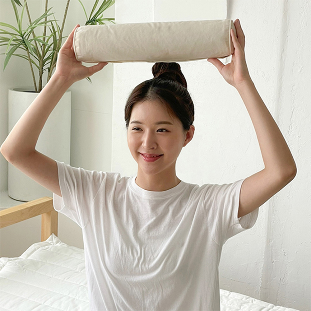 집앤콕 메밀 경추베개 경추 목베개 면 목디스크 일자목 거북목베개 1+1