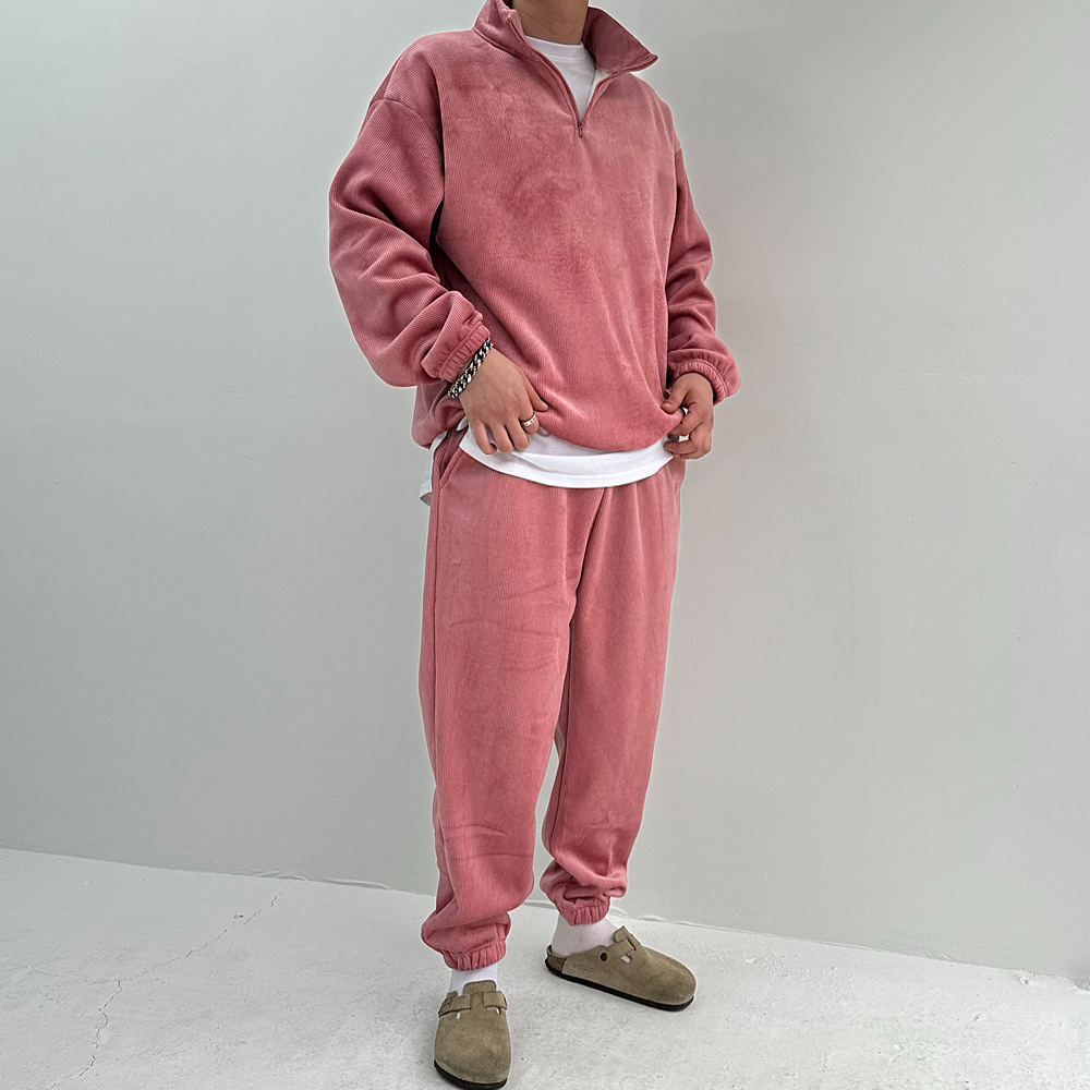 1+1 남자골덴조거팬츠 통큰바지 허벅돼바지 이미지 3