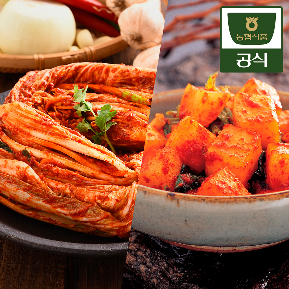 농협식품 한국농협김치 세트 (포기10kg+깍두기5kg)