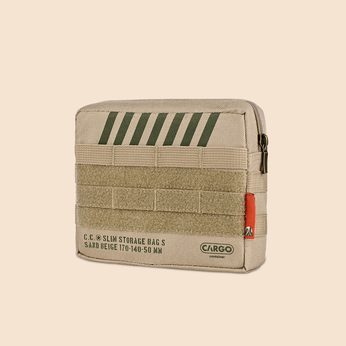 카고컨테이너 슬림 스토리지 백 M 캠핑 체어 사이드 가방 미니 수납 파우치 택티컬