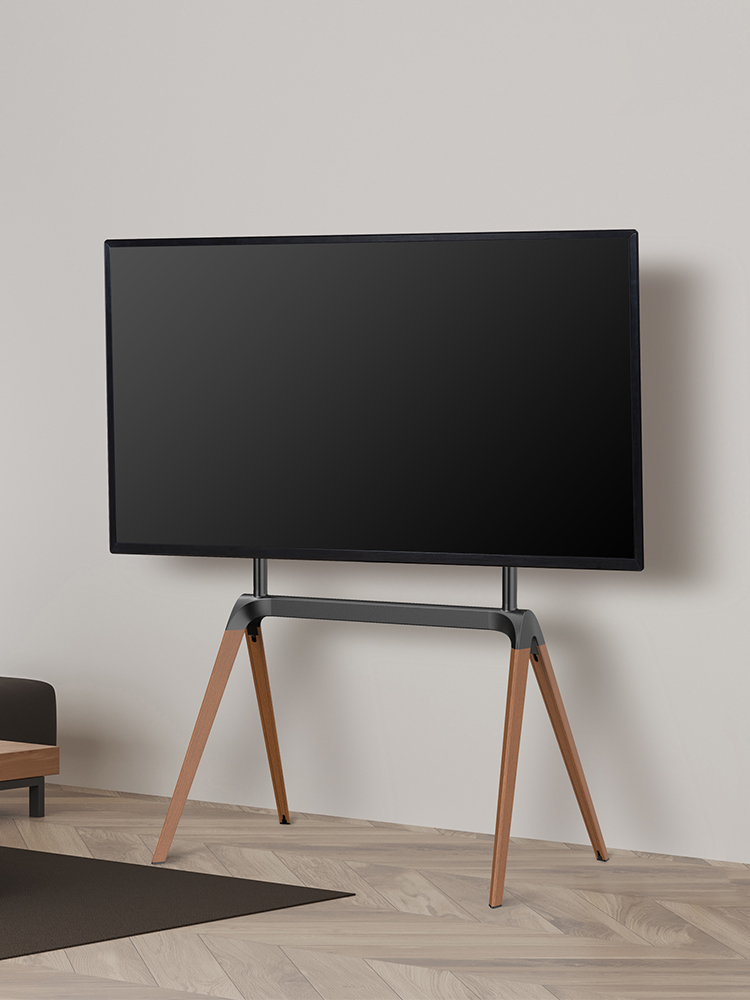 이젤형 티비 거치대 189cm(75인치) 215cm(85인치) 대형 TV 스탠드 우드아트