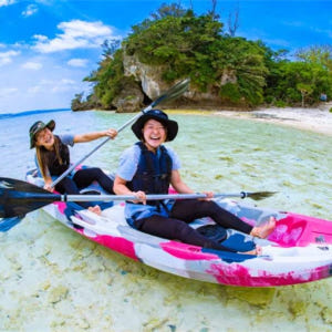 일본 오키나와 무인도 모험: 바다 카약, 산호초 스노클링, 사진/비디오 ... 솔직 후기 | 실사용자 리뷰 분석 - 상품 이미지 1