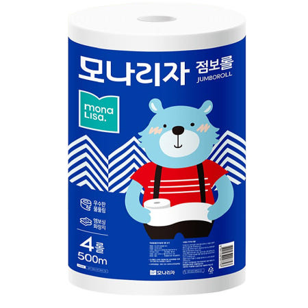 모나리자 점보롤 1겹 500m 4롤