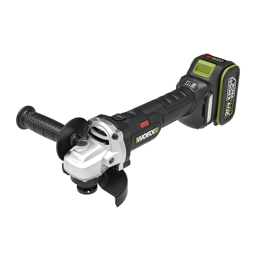 웍스 충전 앵글 그라인더 20V 4.0Ah 배터리1개 100mm WU806.5 핸드 이미지 3