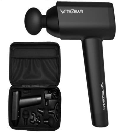 테제와 20단 속도조절 6종 마사지 헤드 무선 진동 전신 마사지건 부모님 효도선물