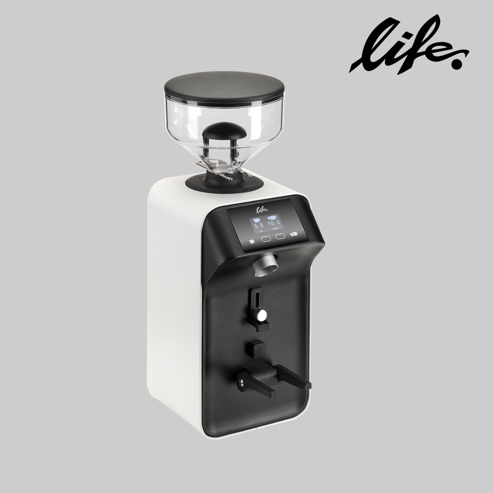 체아도 라이프 화이트 전동커피그라인더 가정용 원두그라인더 전자동 핸드드립 홈카페