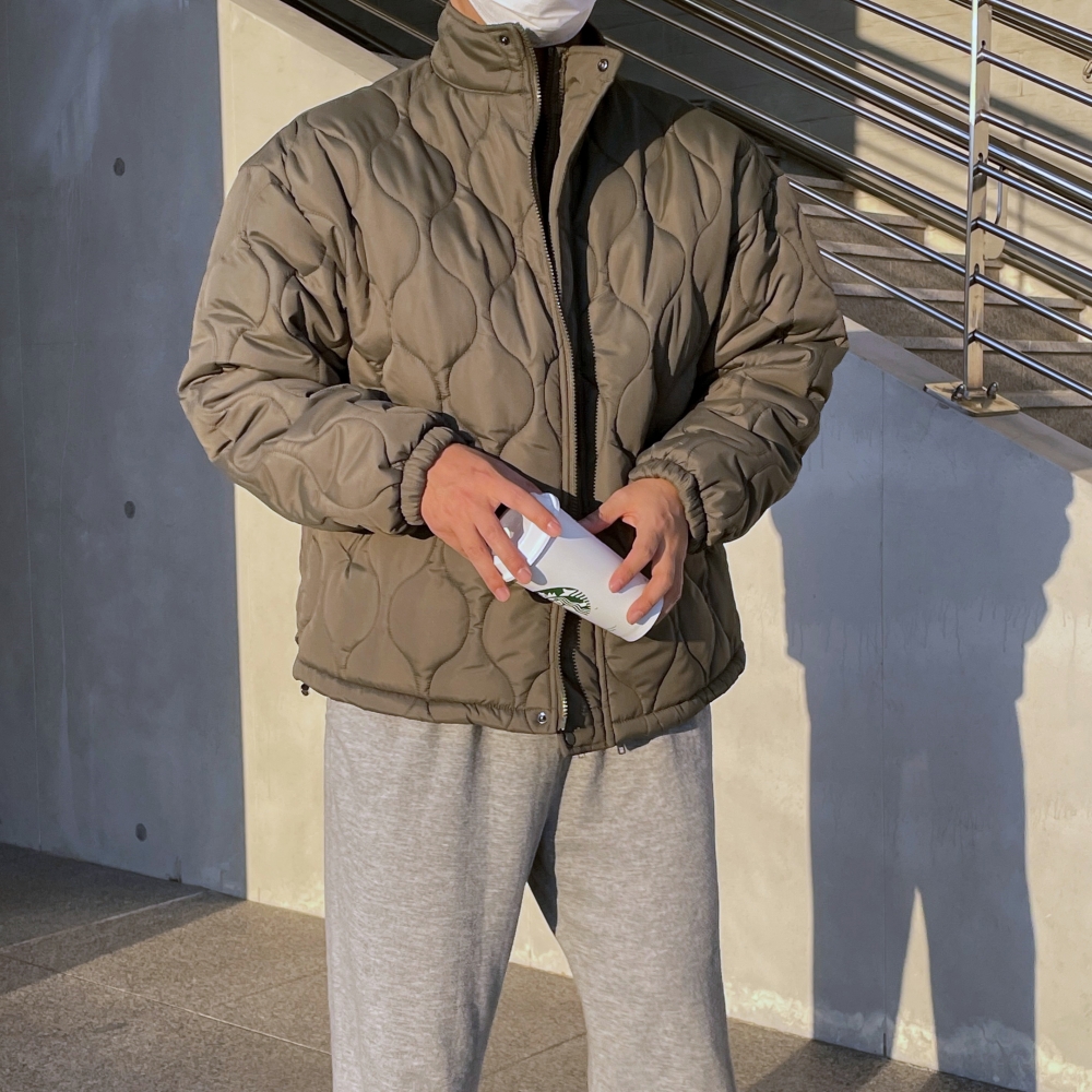 남자깔깔이패딩 남자퀄팅패딩 - 상품 이미지