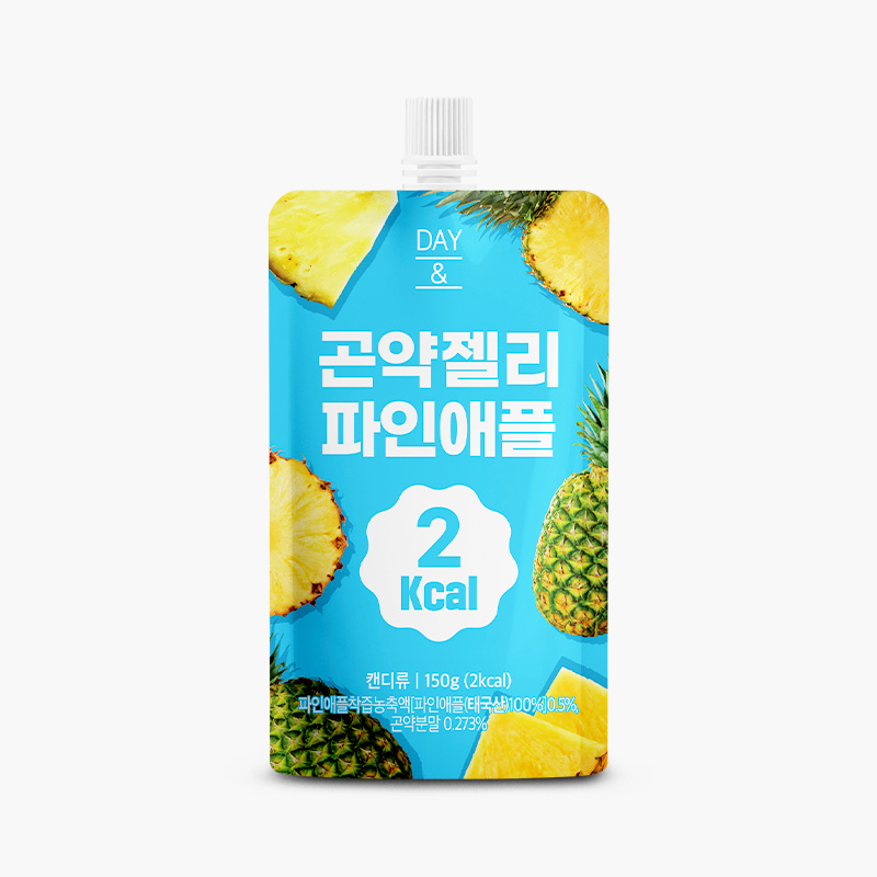 [오늘출발] 데이앤 곤약젤리 파인애플맛 파인애플, 150g, 10개 - 상세 이미지 2