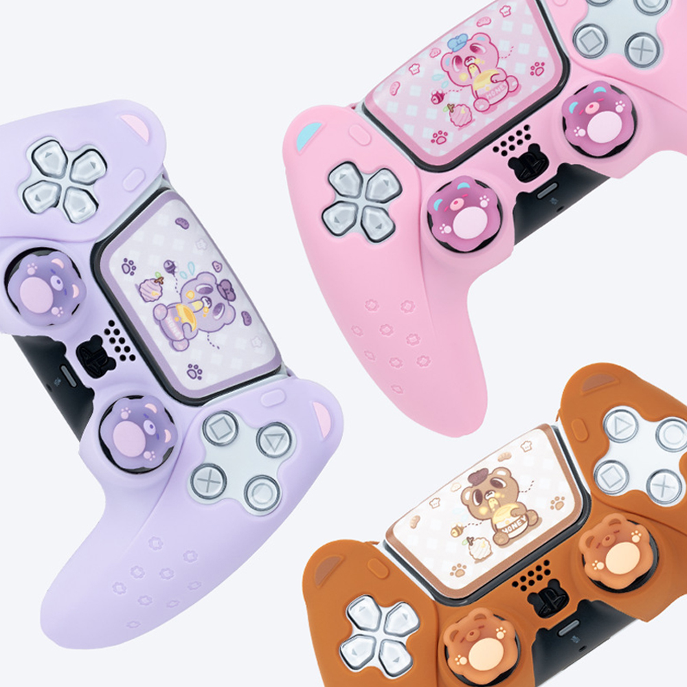 듀얼센스 커버 긱쉐어 곰돌이 케이스