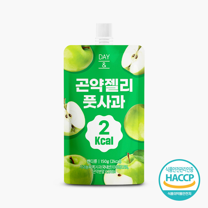 [오늘출발] 데이앤 곤약젤리 풋사과맛 풋사과, 150g, 10개 - 상세 이미지 2