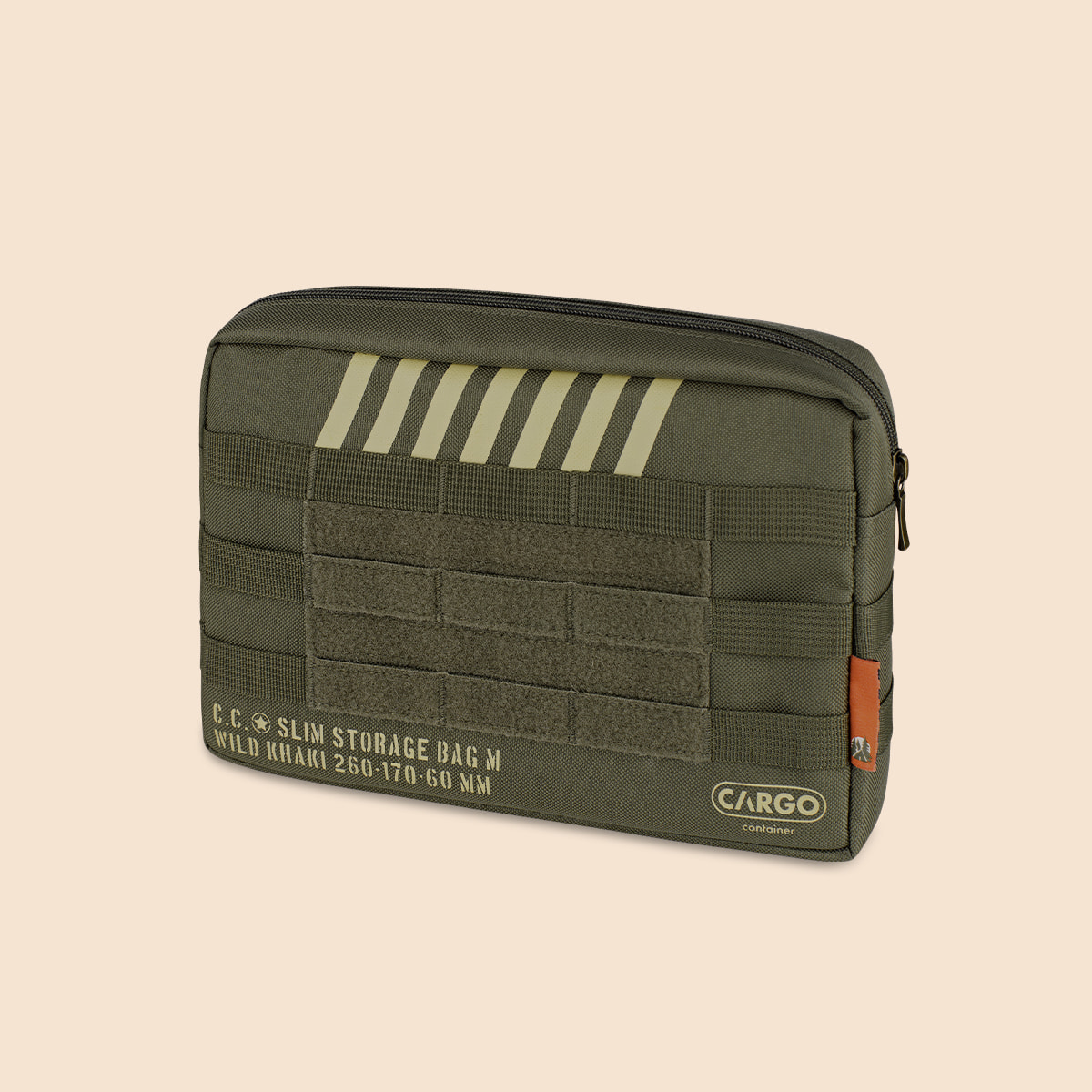 카고컨테이너 슬림 스토리지 백 M 캠핑 체어 사이드 가방 미니 수납 파우치 택티컬